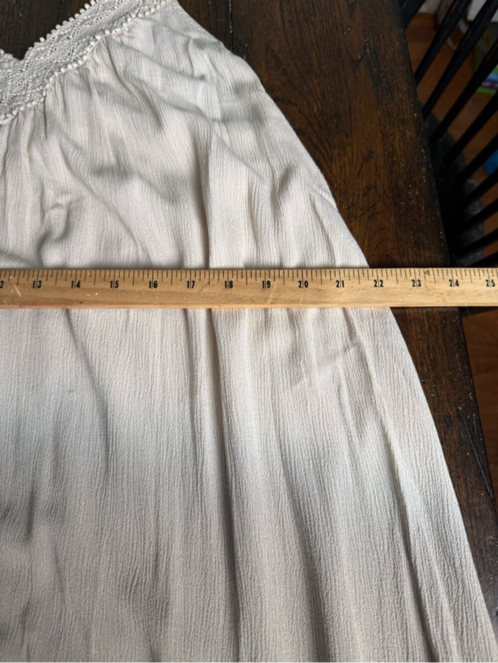 Sleeveless Ombre Maxi Dress in Beige, Olive & Brick M Oversized - Picture 4 of 5